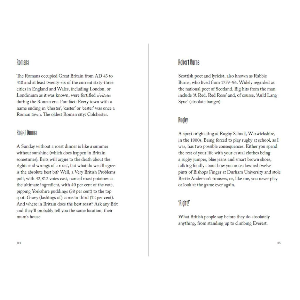 Page of Britain According to Very British Problems