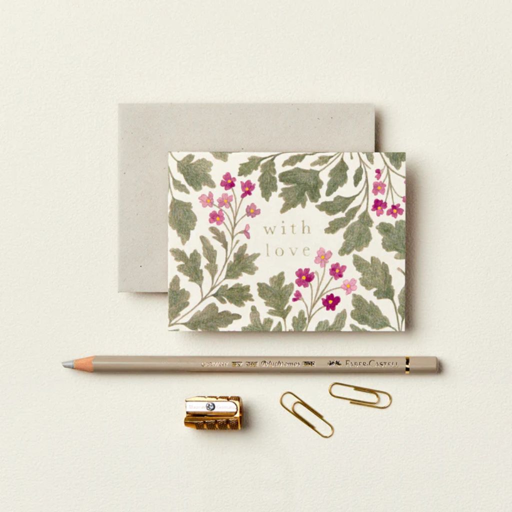 Flora with love mini card