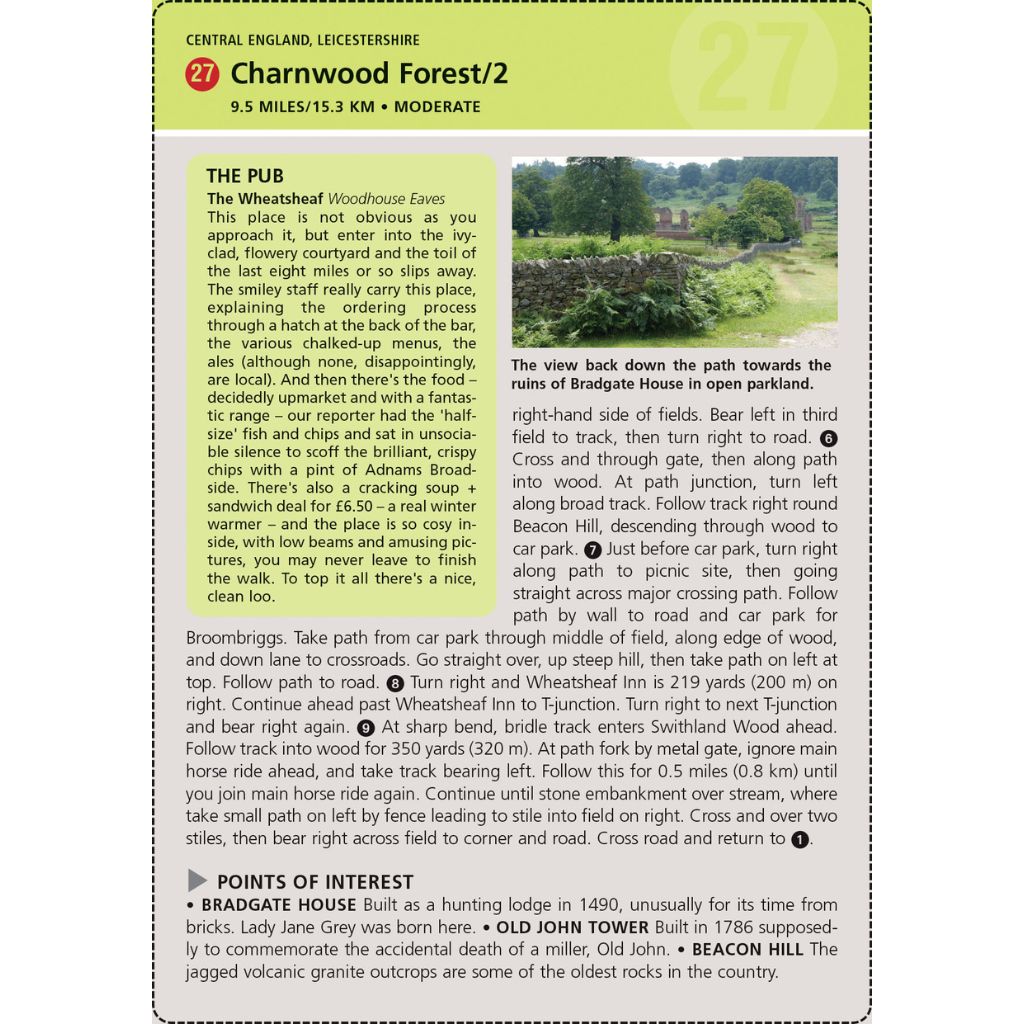 Great Pub, Great Walk Charnwood Forest