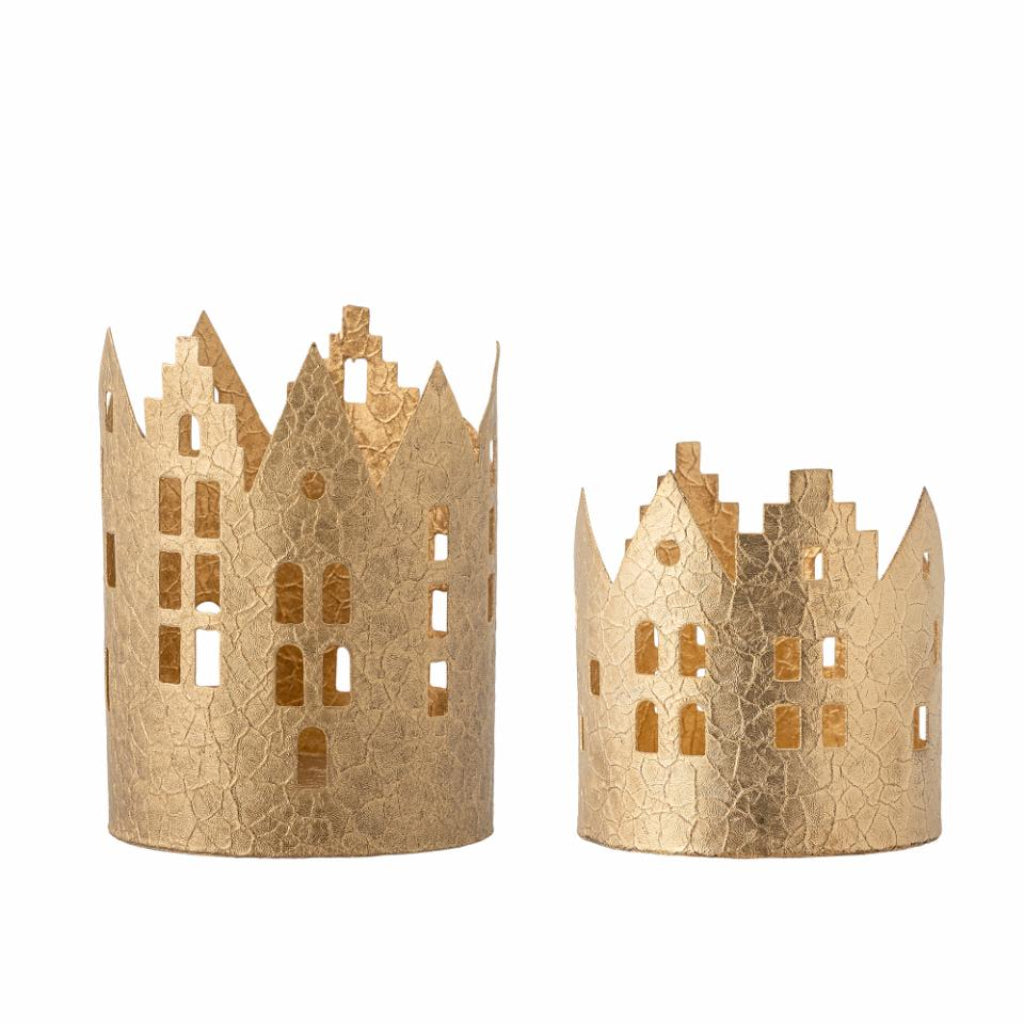 Gold Candle Holder- Nille