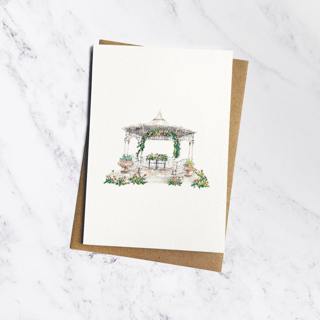 Pergola Greetings Card