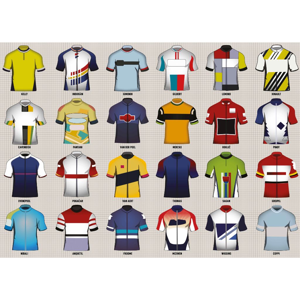 Vintage Cycling Shirts - Jigsaw