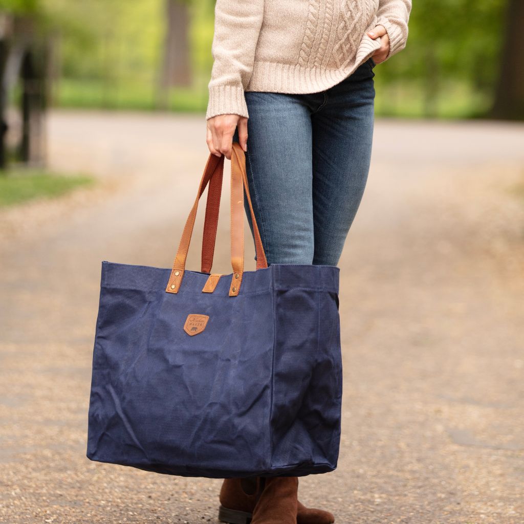 Waxed Canvas Tote Bag
