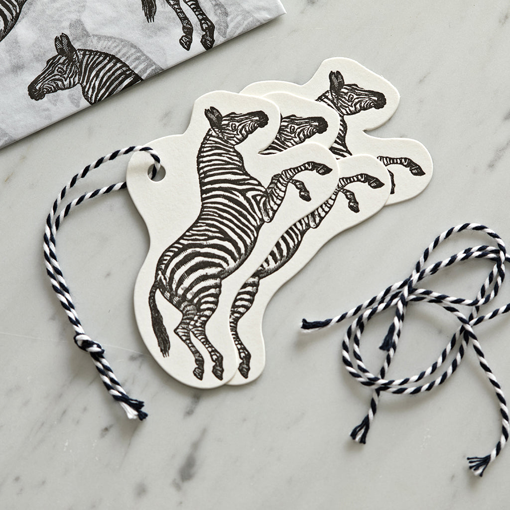 Gift Tags Zebra