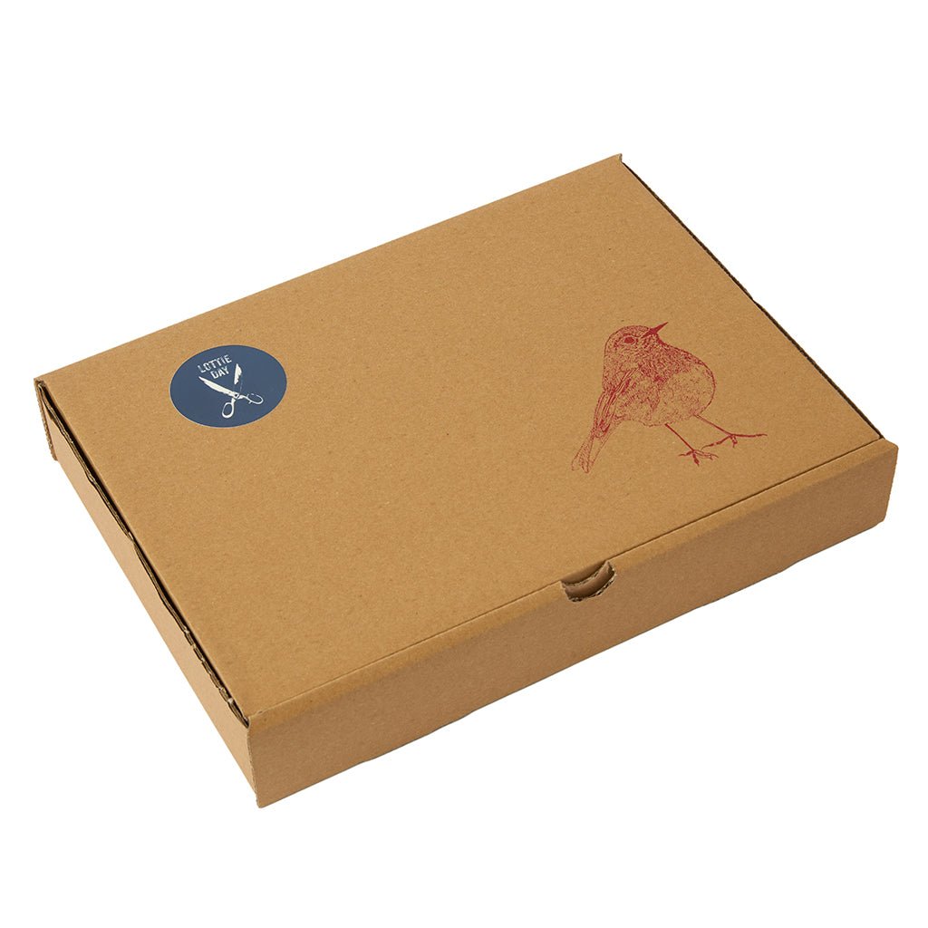 Cotton Napkins - Set of Six - Red Robin Design - Life of Riley