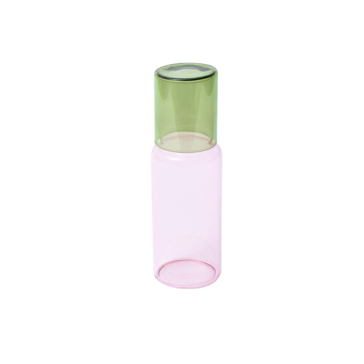 Duo Tone Glass Carafe - Pink/Green - Life of Riley