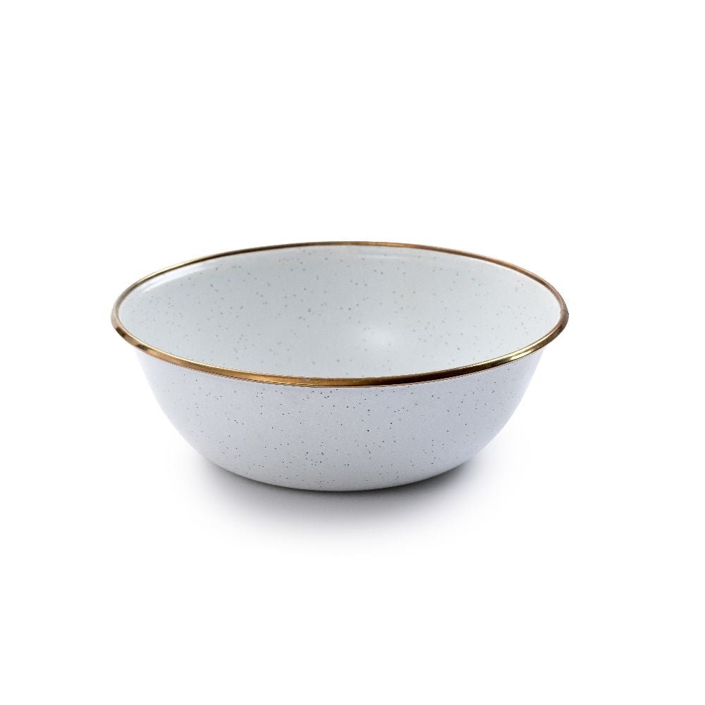 Enamel Bowl Set In Eggshell - Set Of Two Bowls - Life of Riley