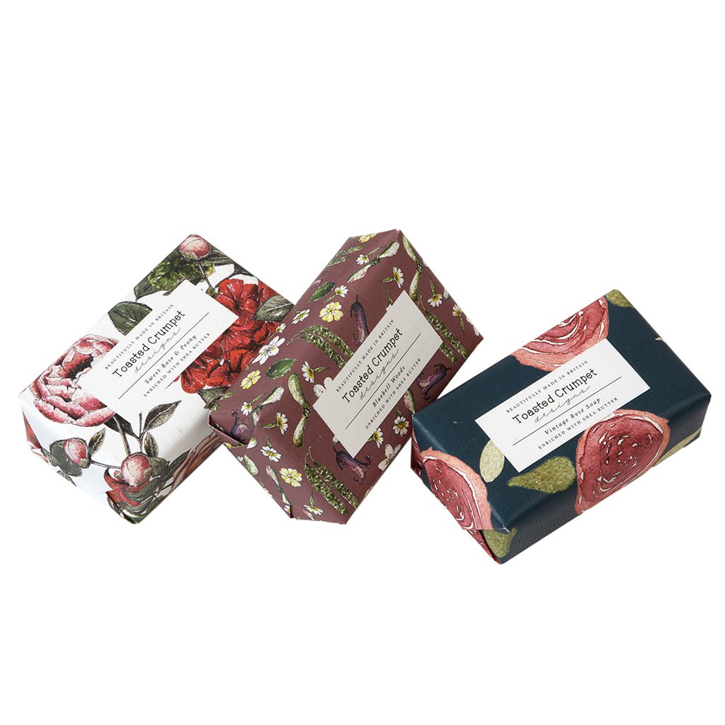 Floral Scented Soaps - Set Of Three Bars - Life of Riley