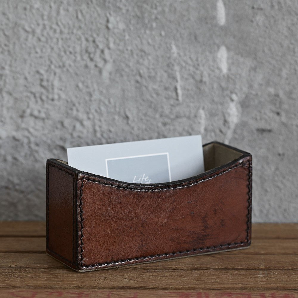 Leather Business Card Holder - Life of Riley