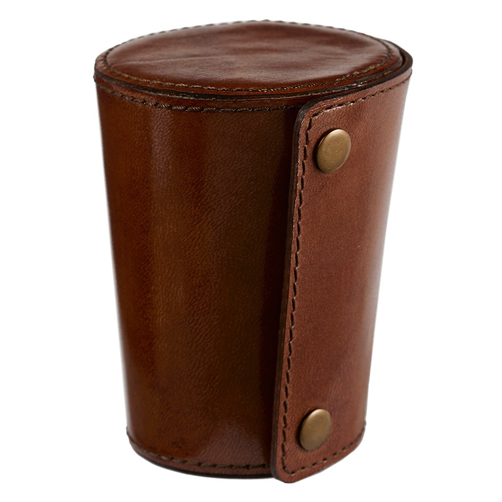 Leather Case With Four Metal Stirrup Cups - Life of Riley