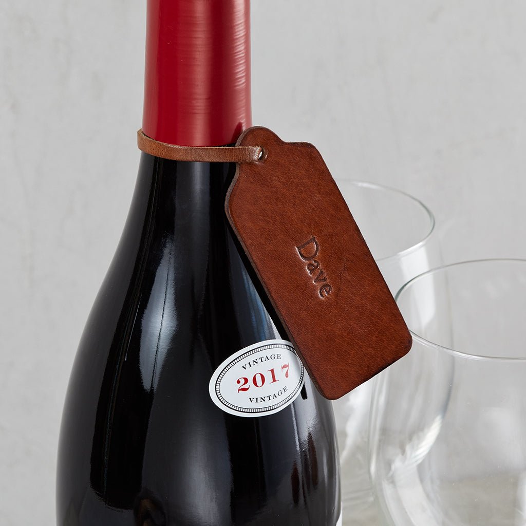 Leather Mini Personalised Tag - Life of Riley