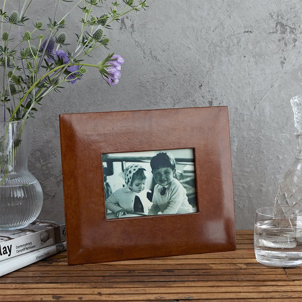 Leather Picture Frame. Three Sizes - Life of Riley