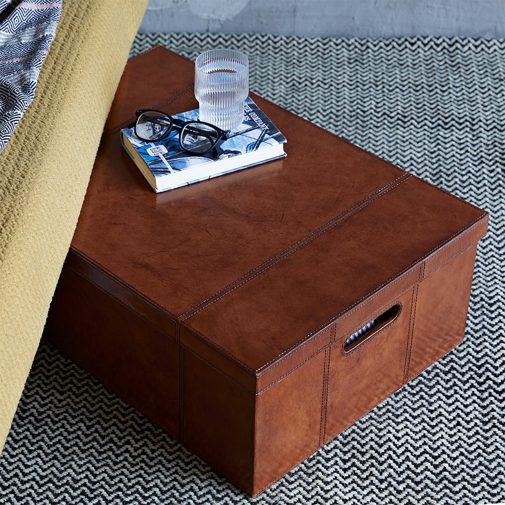 Leather Underbed Storage Box - Life of Riley