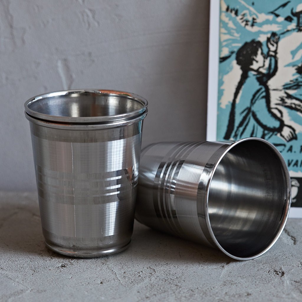Metal Cups. Set Of Eight - Life of Riley