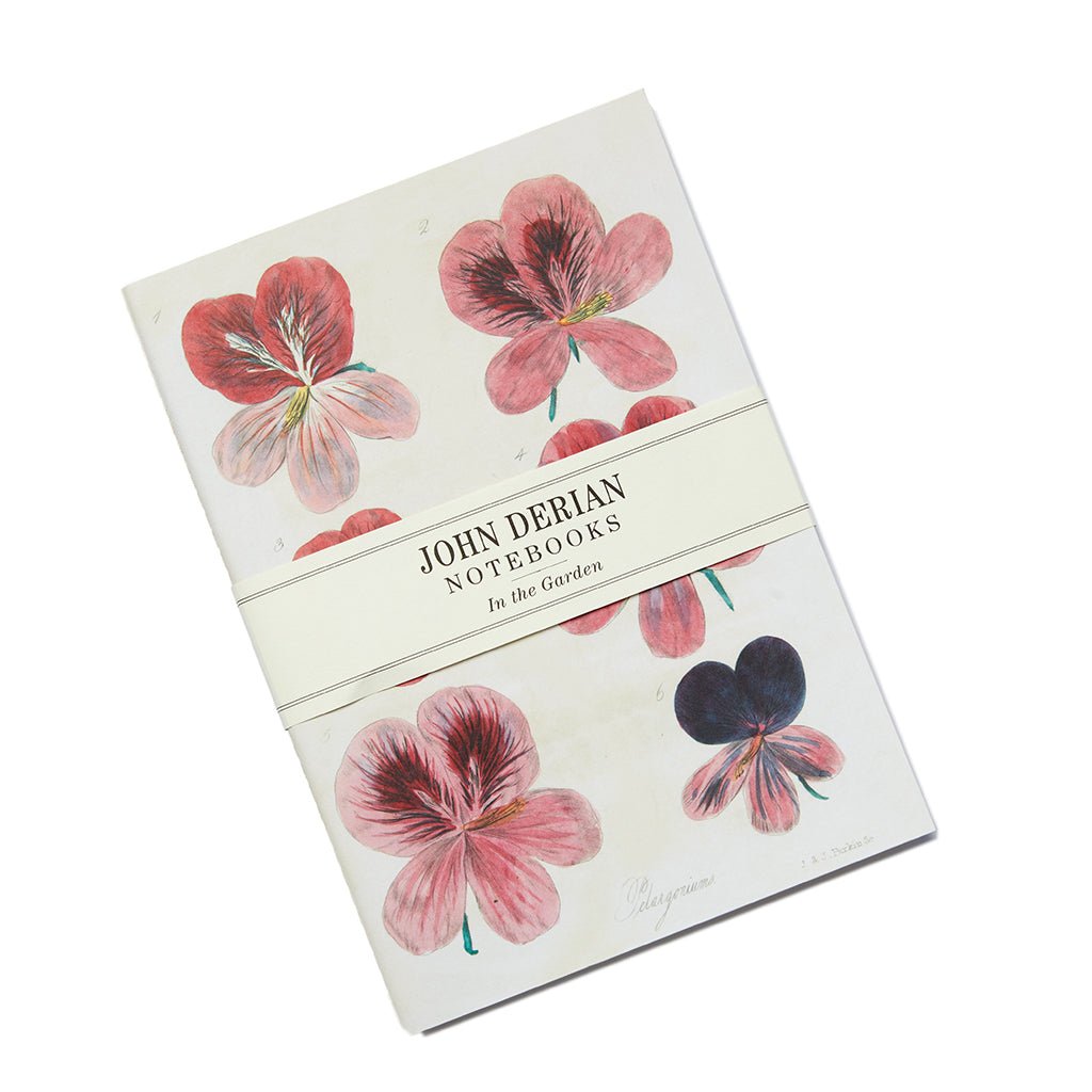 Set Of Three John Derian Notebooks - In The Garden - Life of Riley