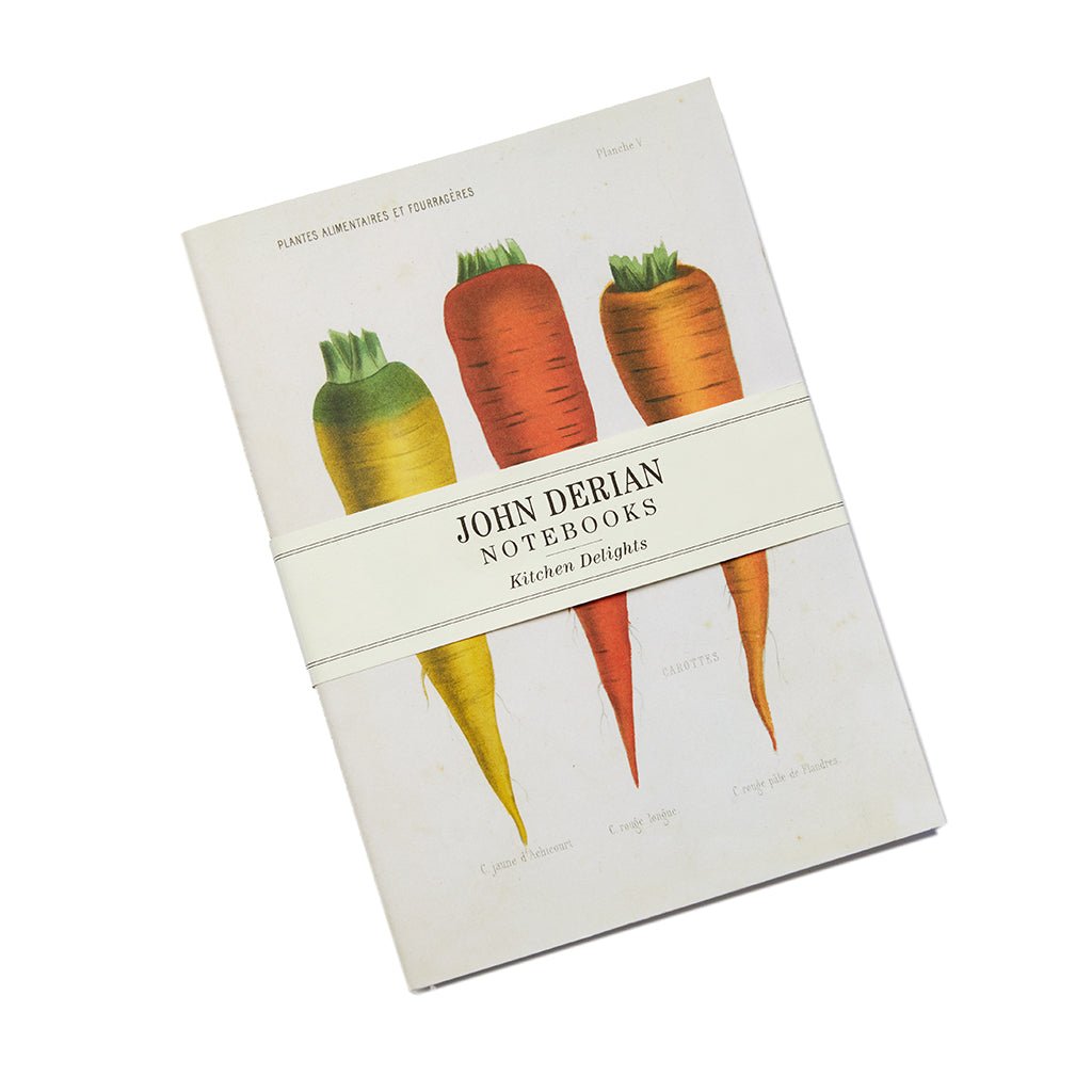 Set Of Three John Derian Notebooks - Kitchen Delights - Life of Riley