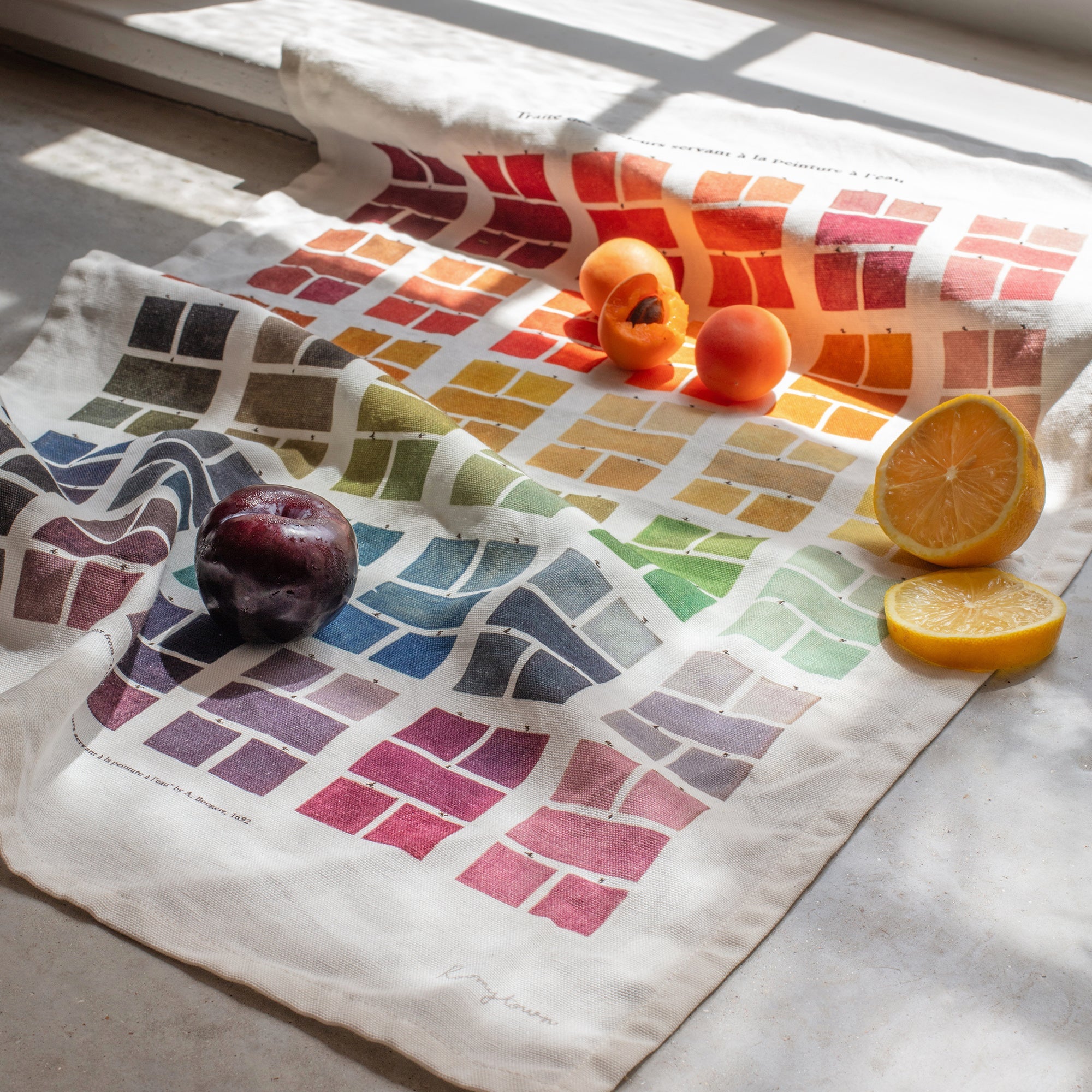 Tea Towel - Watercolour Swatches - Life of Riley