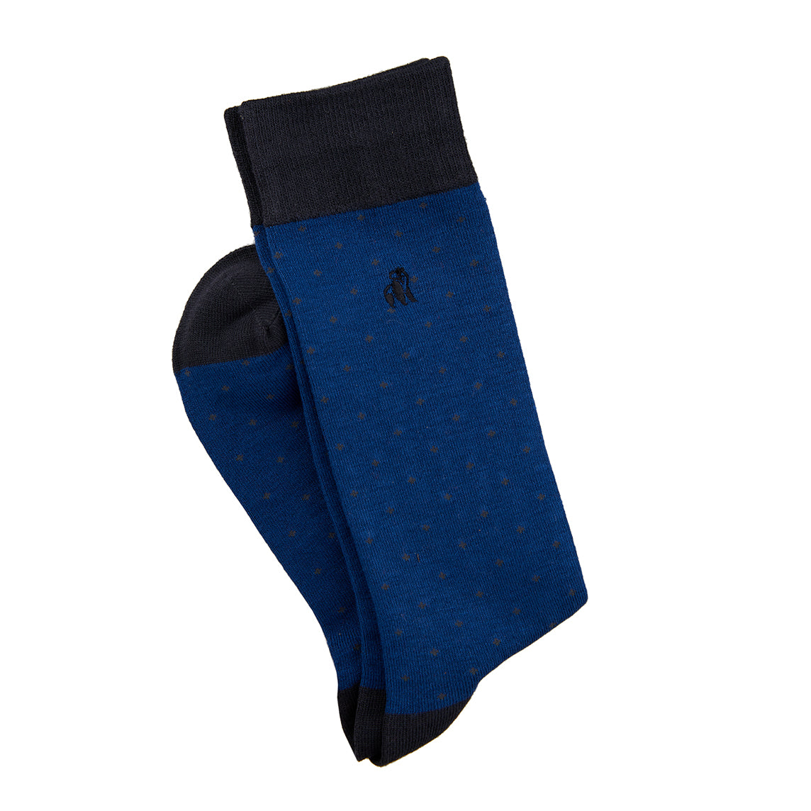 Bamboo Sock Spotted Royal Blue