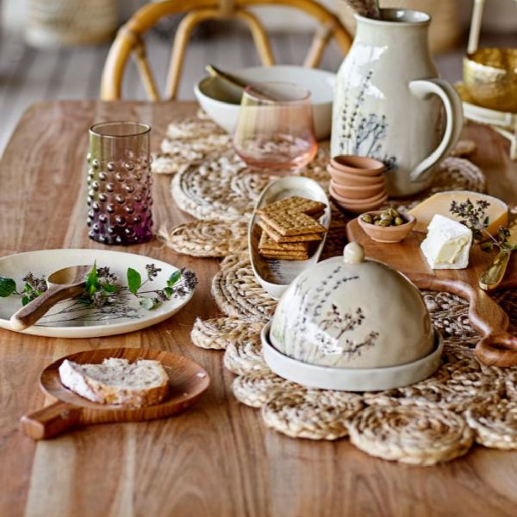 Bea Long Serving Plate on table setting