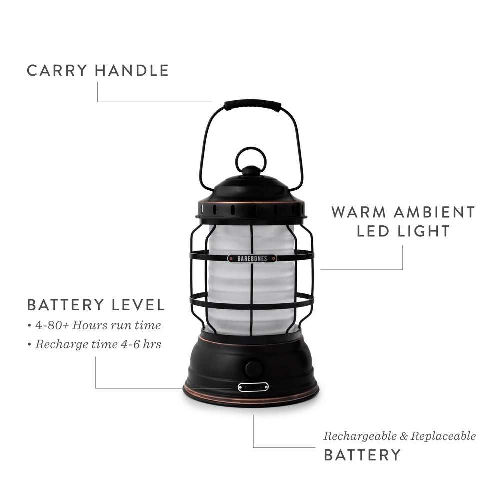 Portable LED Lantern Vintage White