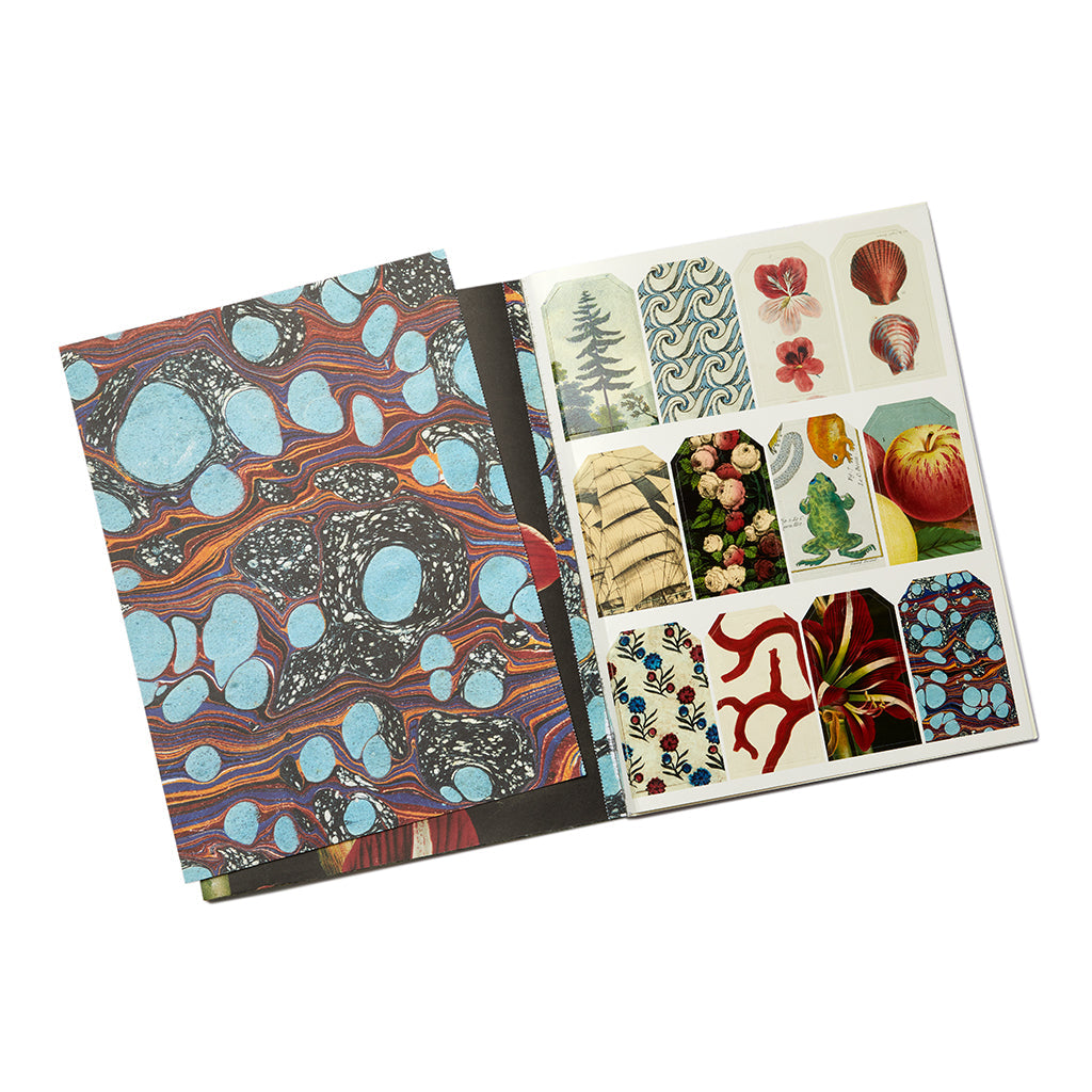 John Derian Wrapping Paper Book with gift tags