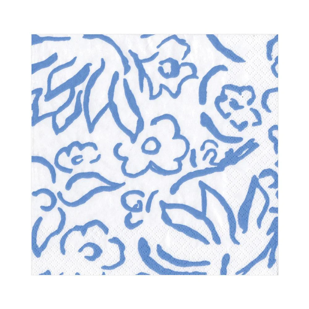 Matisse Paper Napkins blue and white
