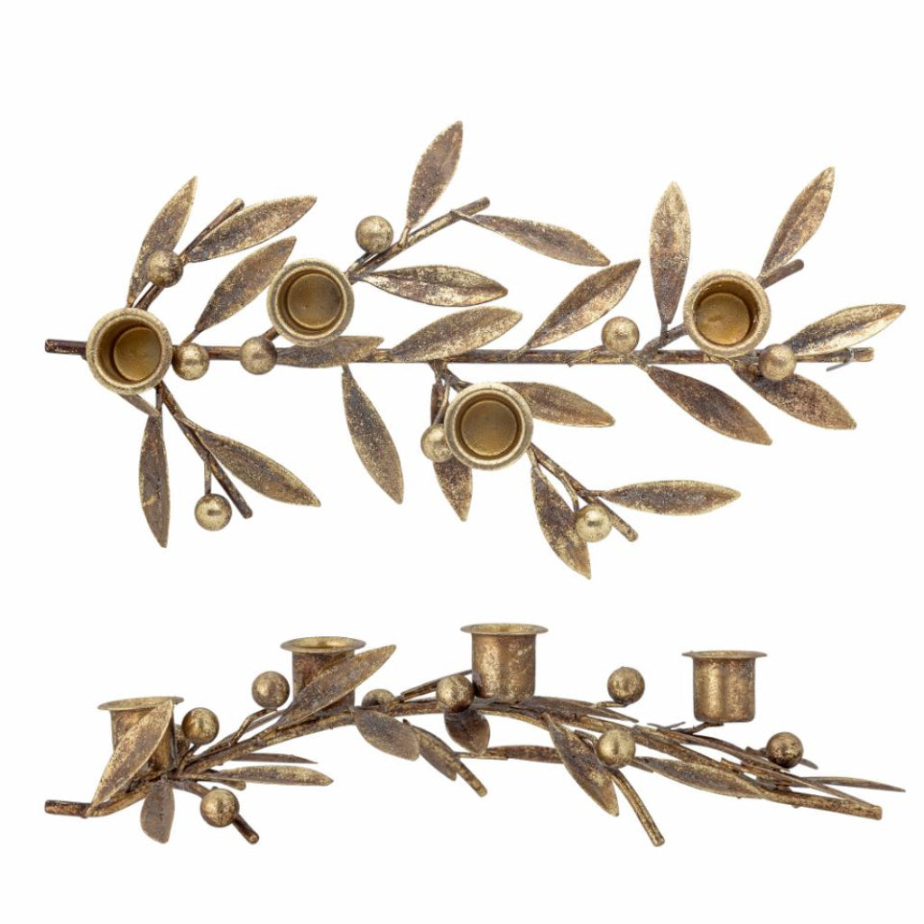 Gold Mirabel Candle Holder