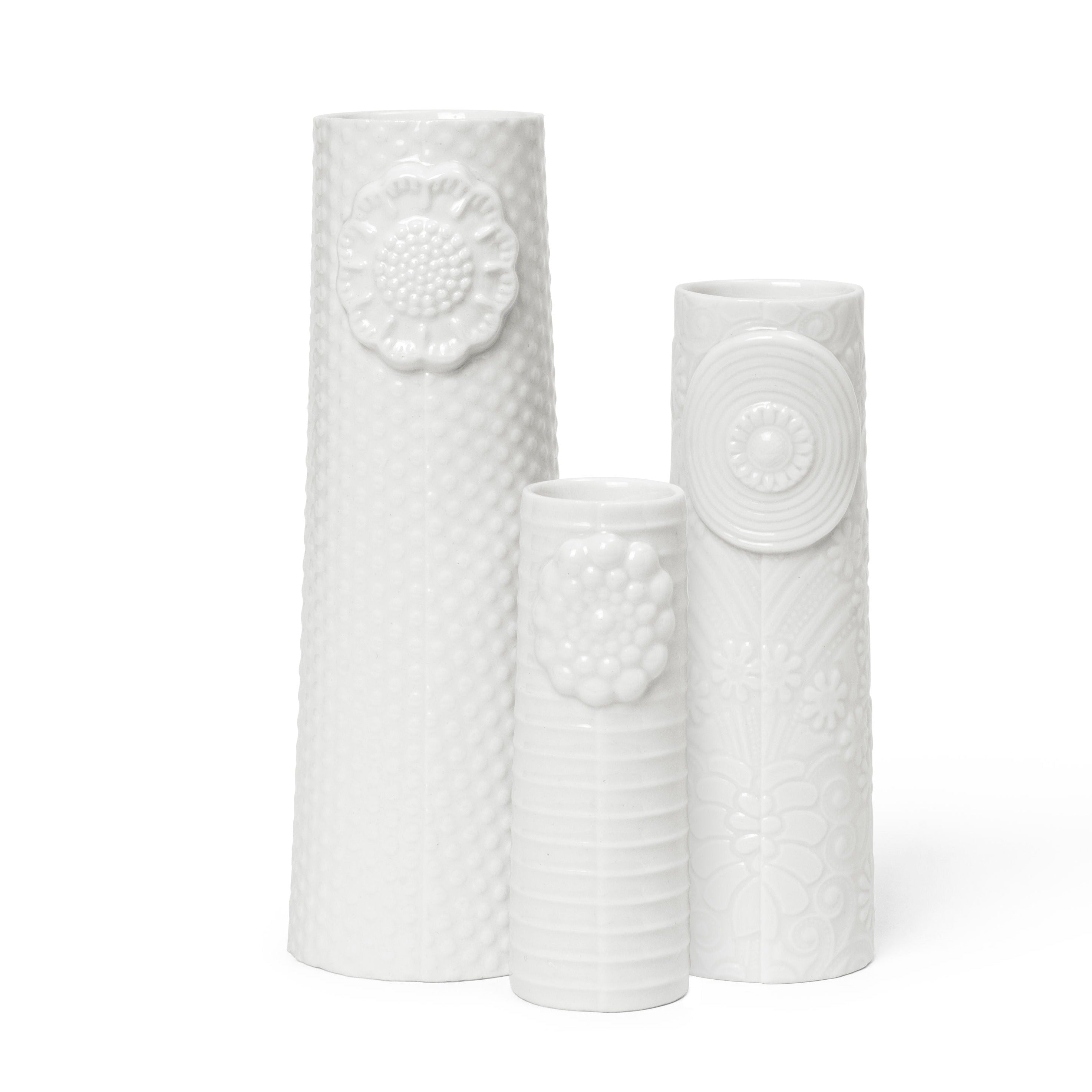 Pipanella Flock - Clean Linen - Set of Three Vases