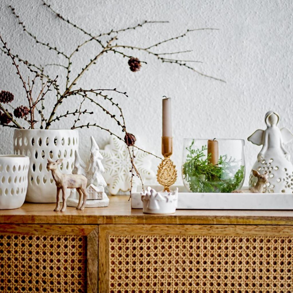 White Tea Light Holder