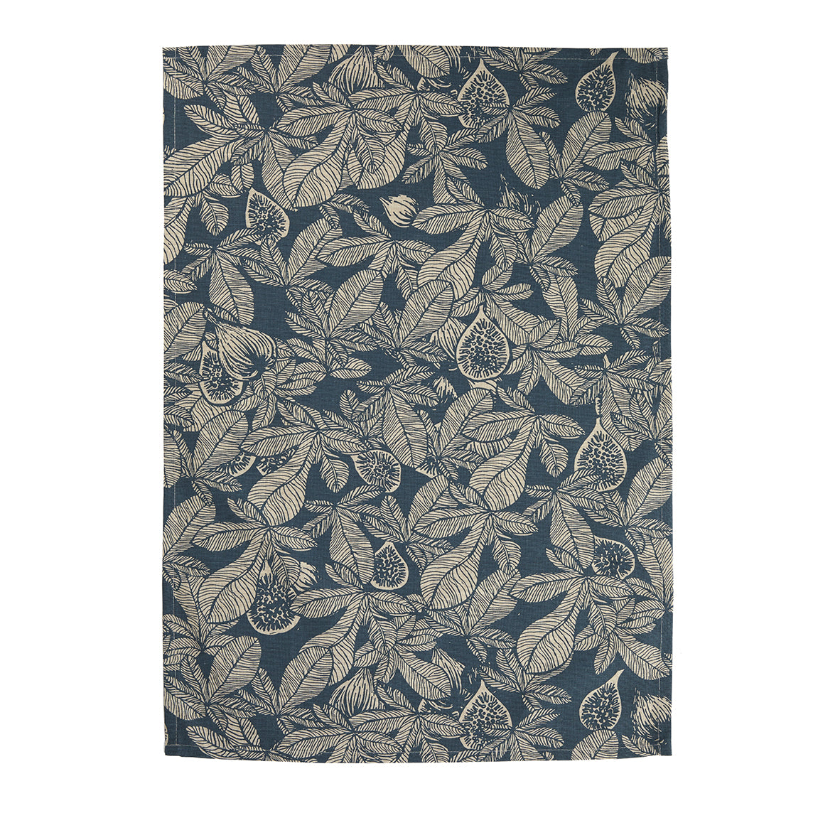 Tea towel fig & leaf design