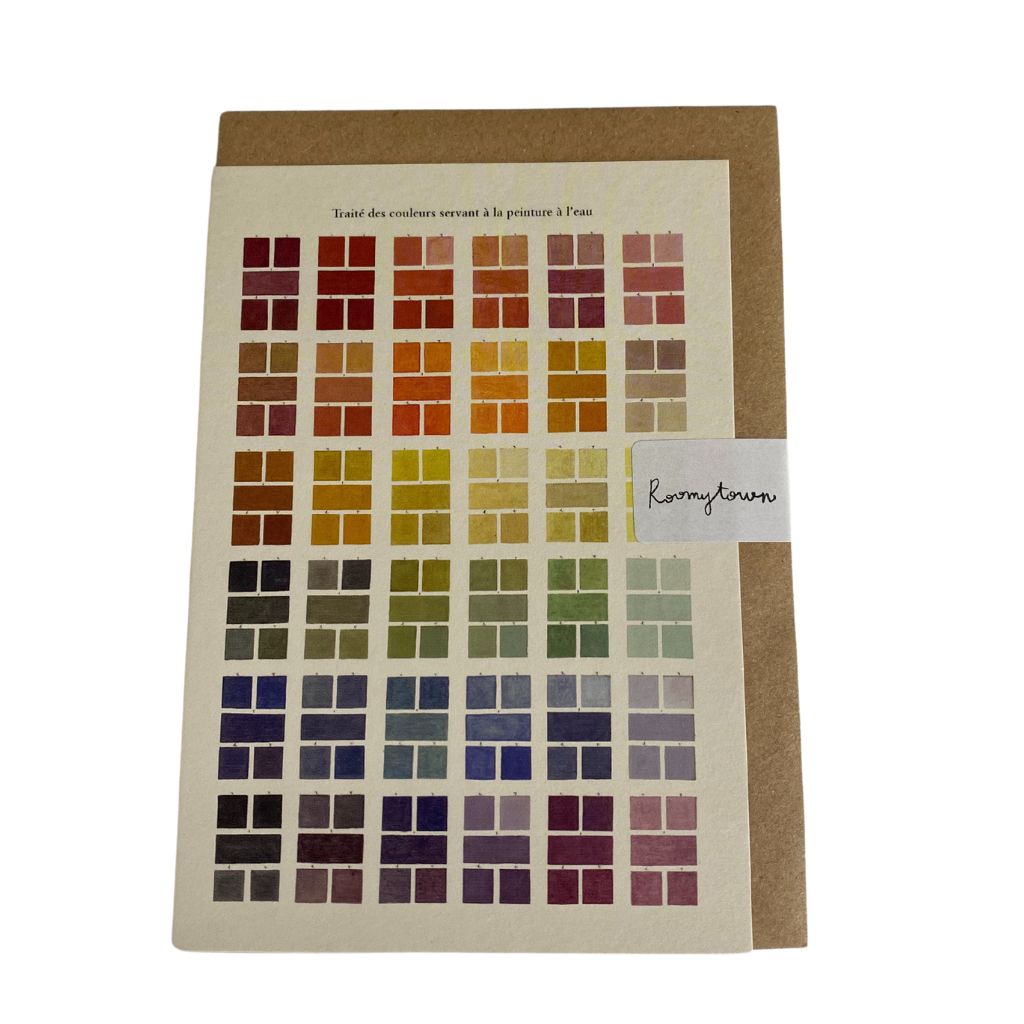 A6 Greeting Card Watercolour Swatches