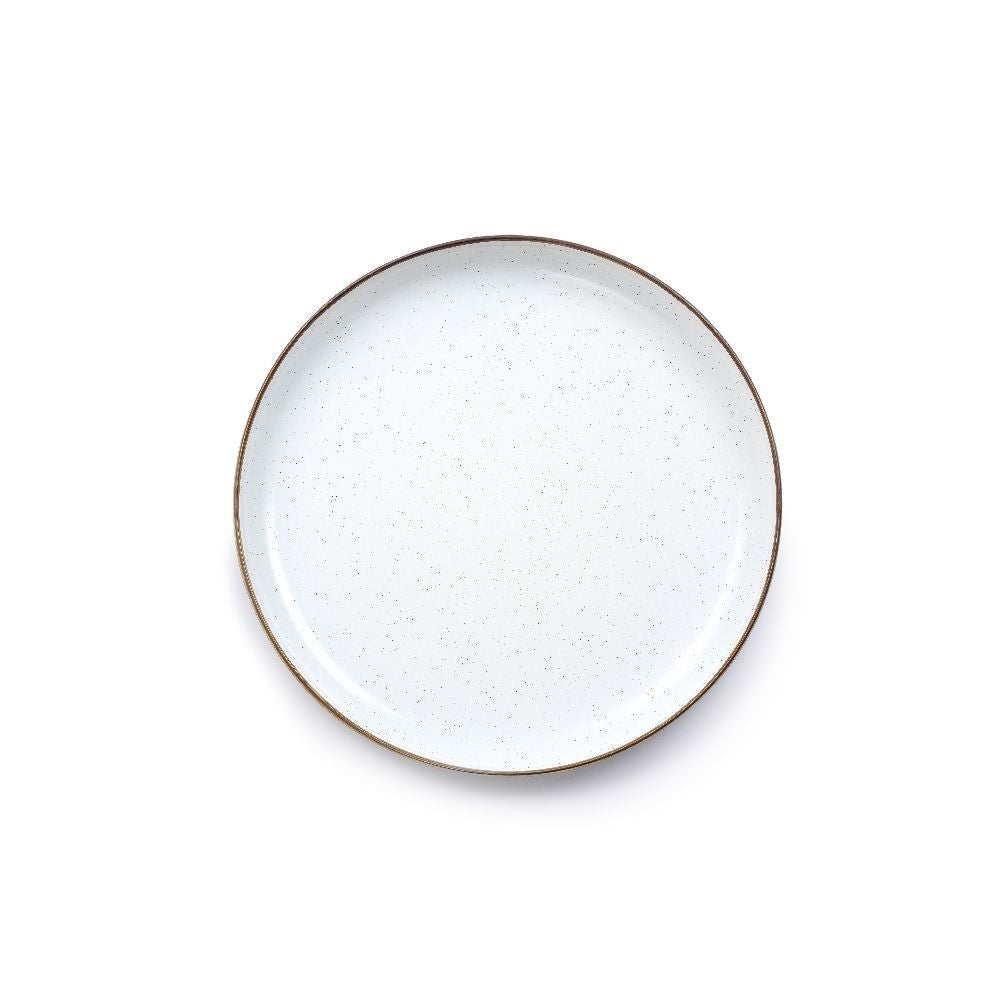 Enamel Plate Set In Eggshell - Set Of Two Plates - Life of Riley