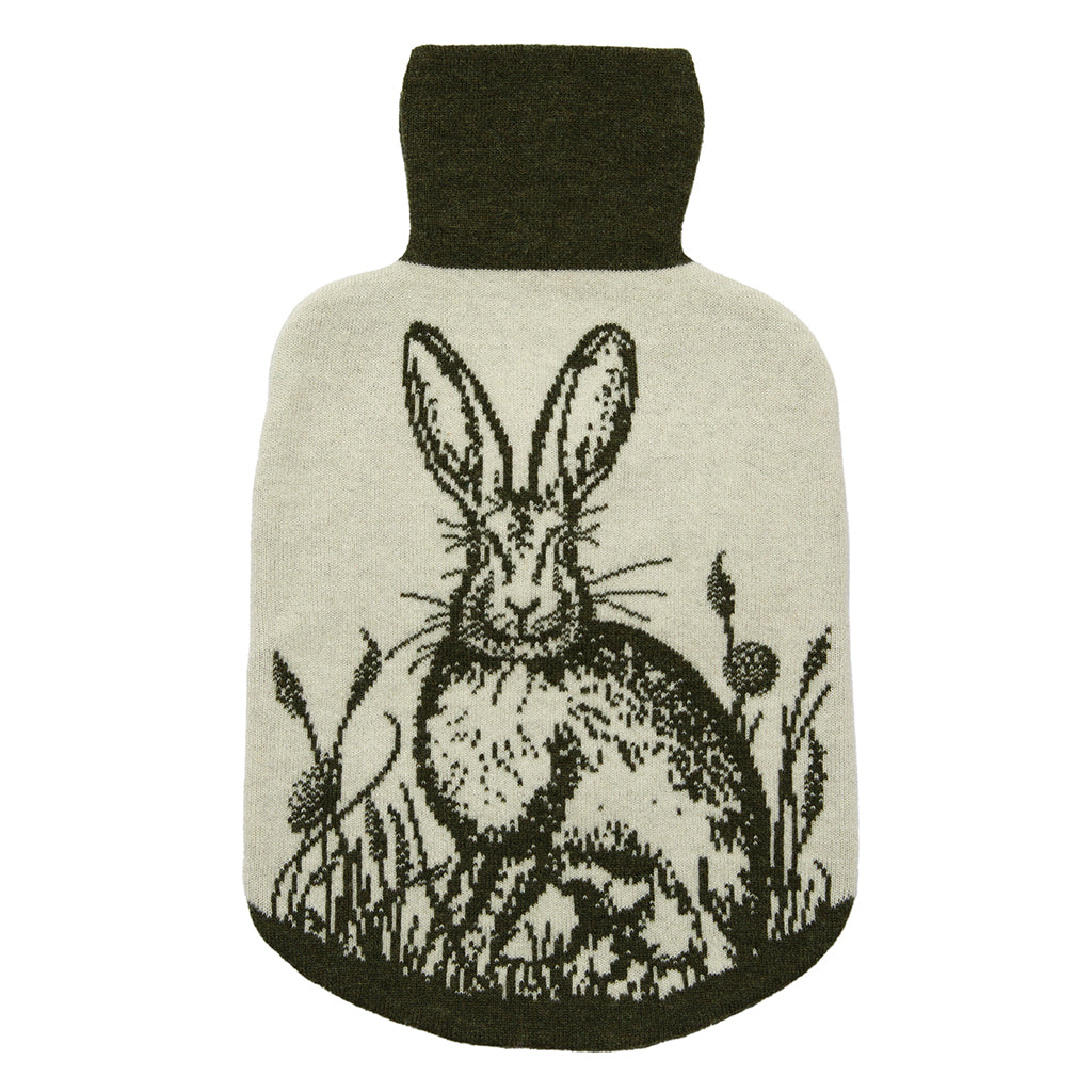 Hare Hot Water Bottle Front