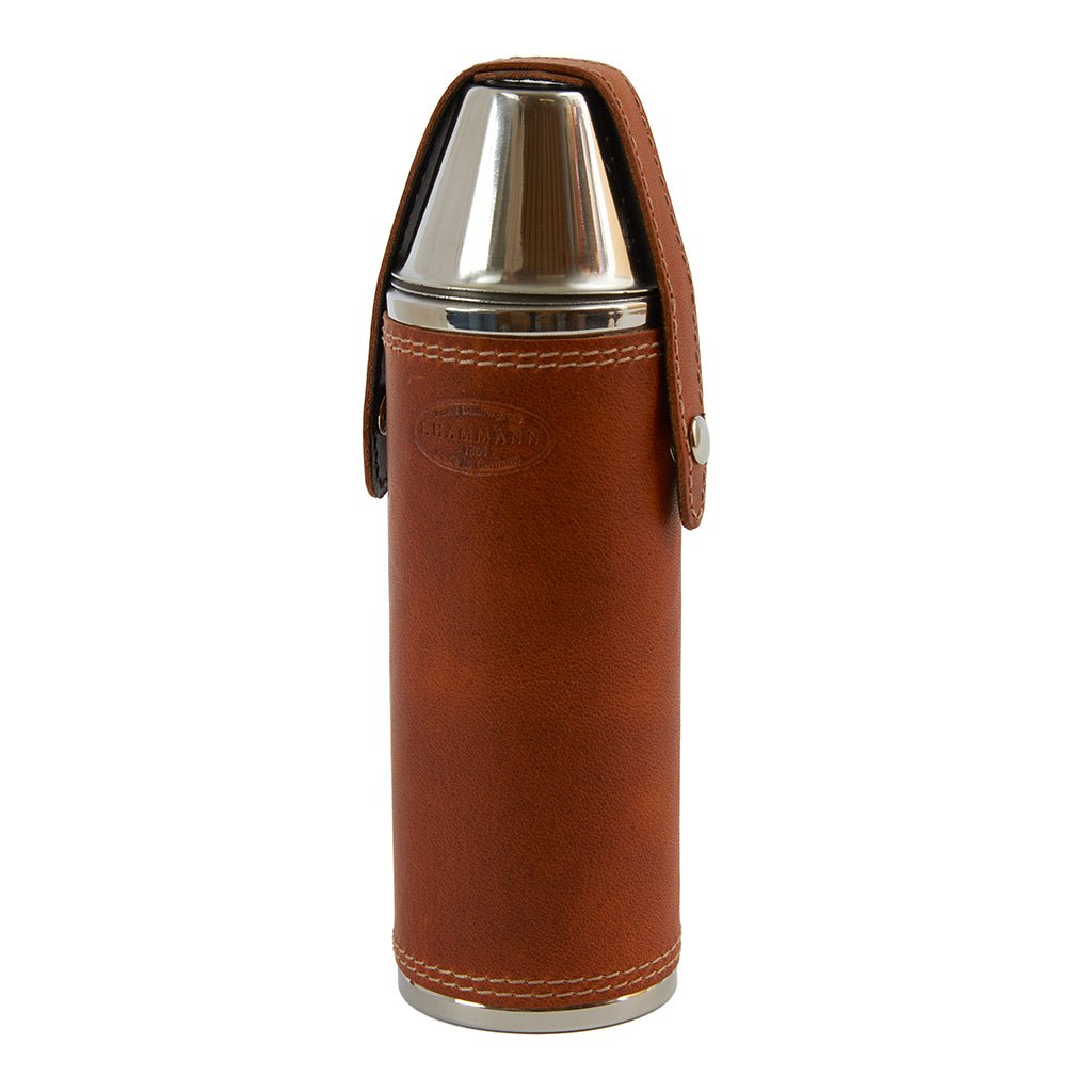 Leather Flask With Cups - Life of Riley