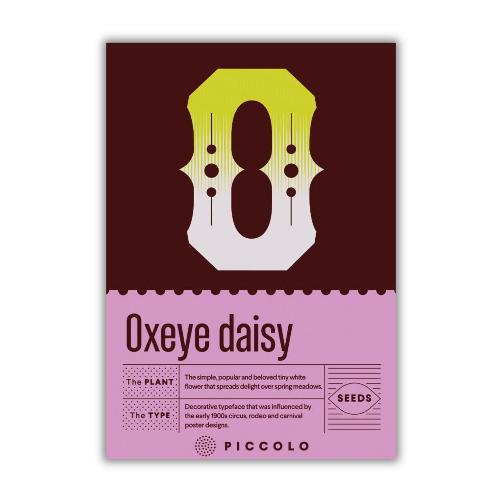 Botanical Alphabet Seed Packet - O