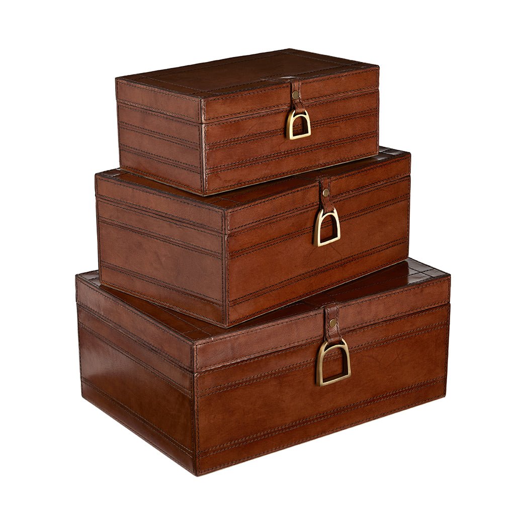 Stirrup Box, set of three - Life of Riley