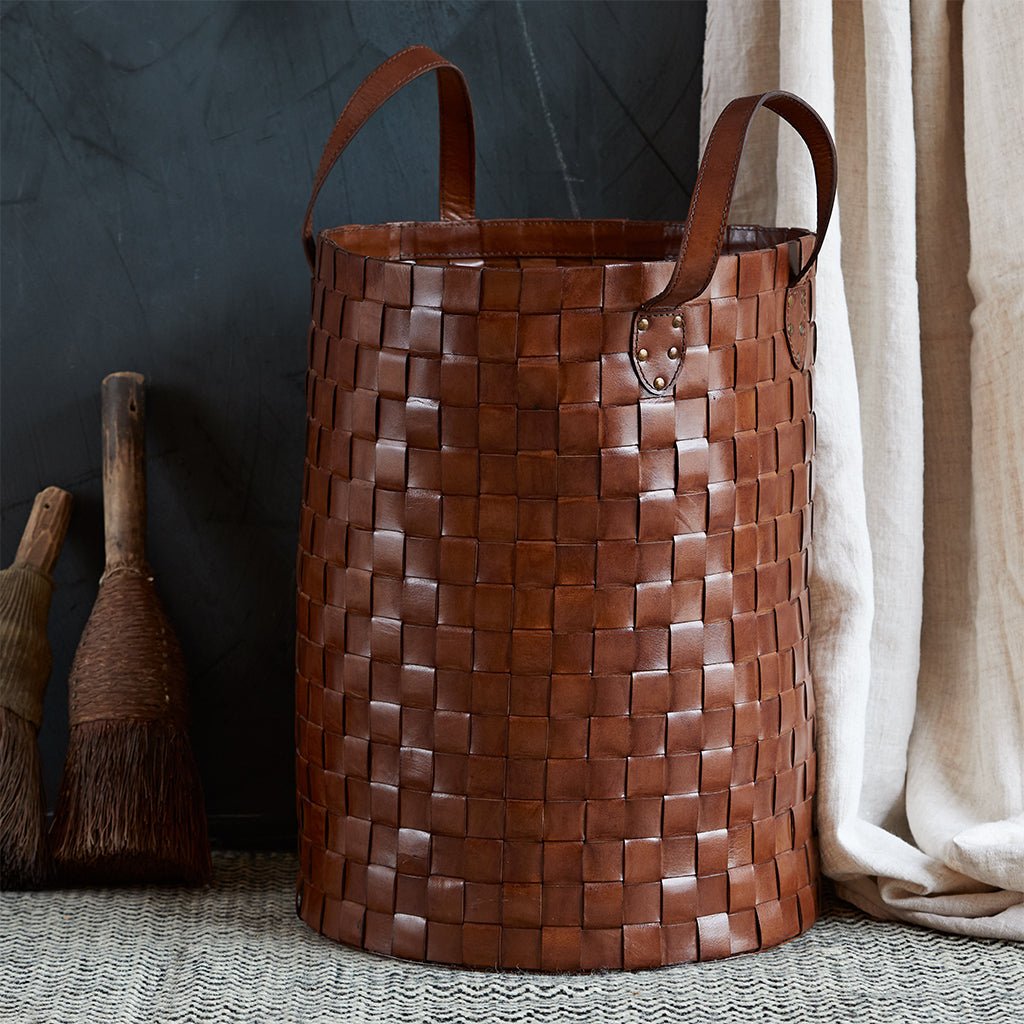 Woven Storage Basket, tall - Life of Riley