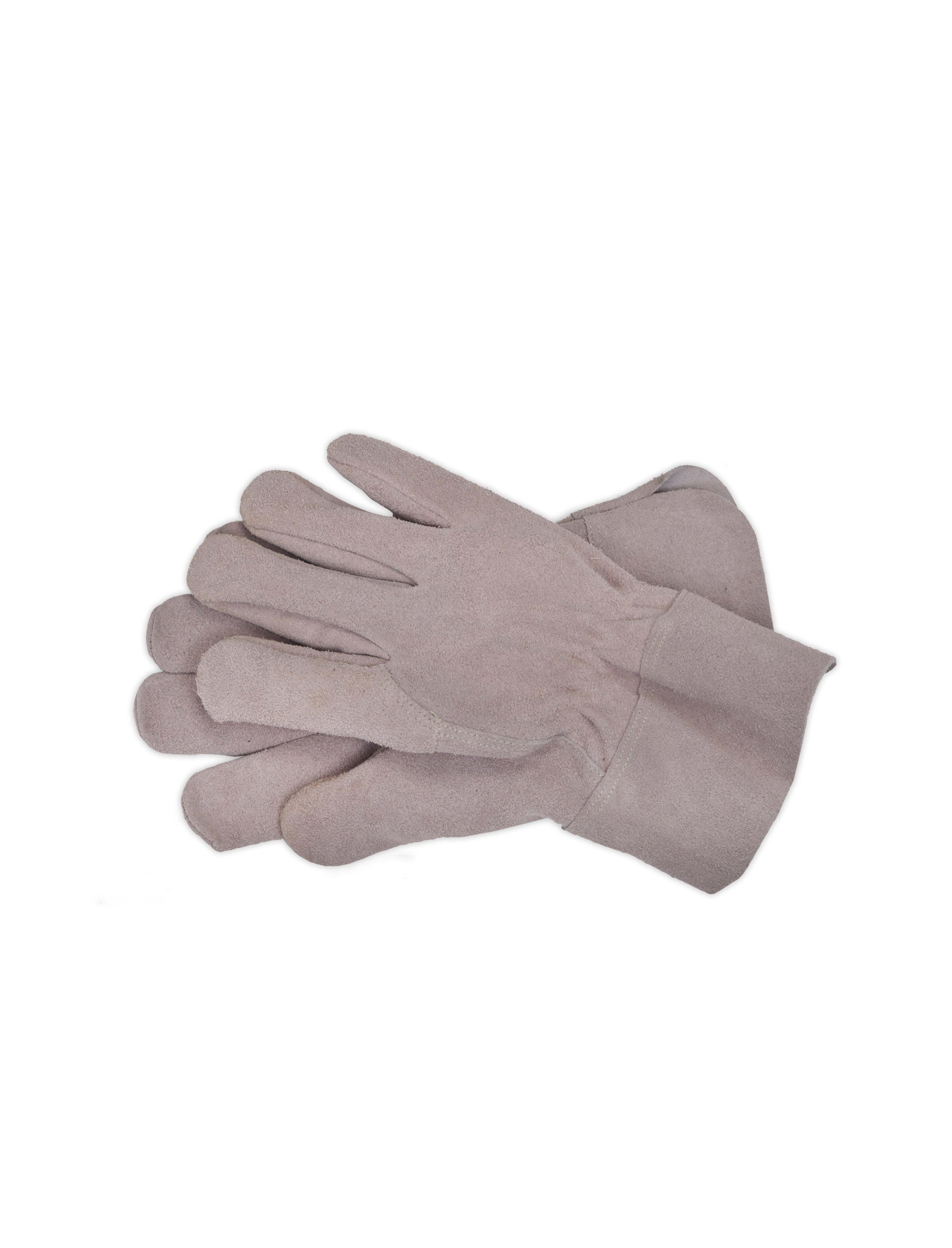 Suede garden gloves in natural colour