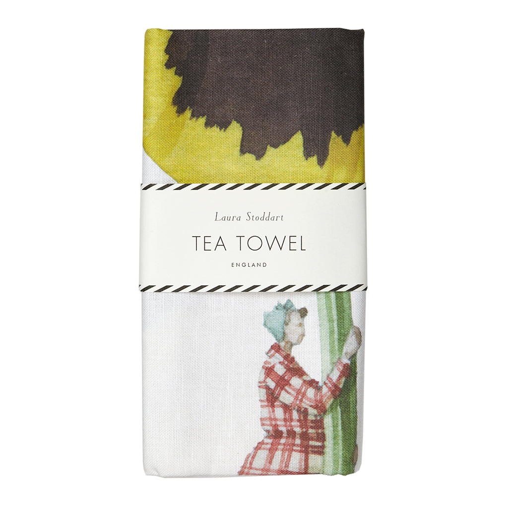 Tea Towel In Bloom Pansy Closed Cutout