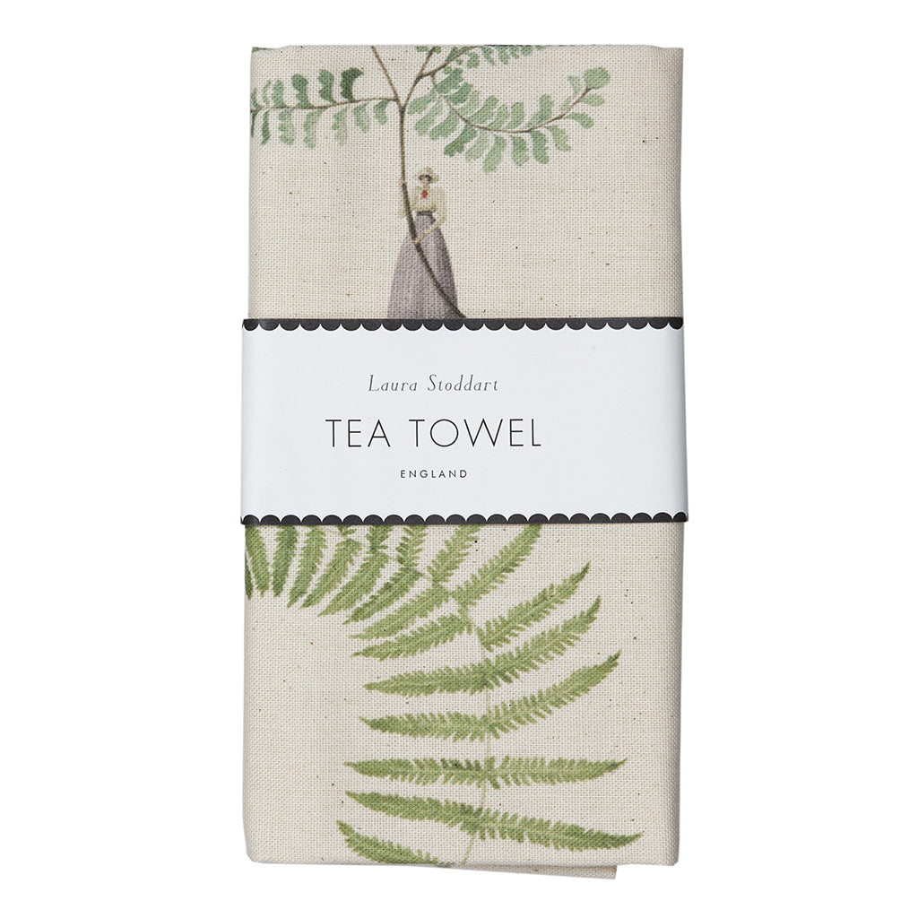 Tea Towel Multi Ferns Closed Cutout