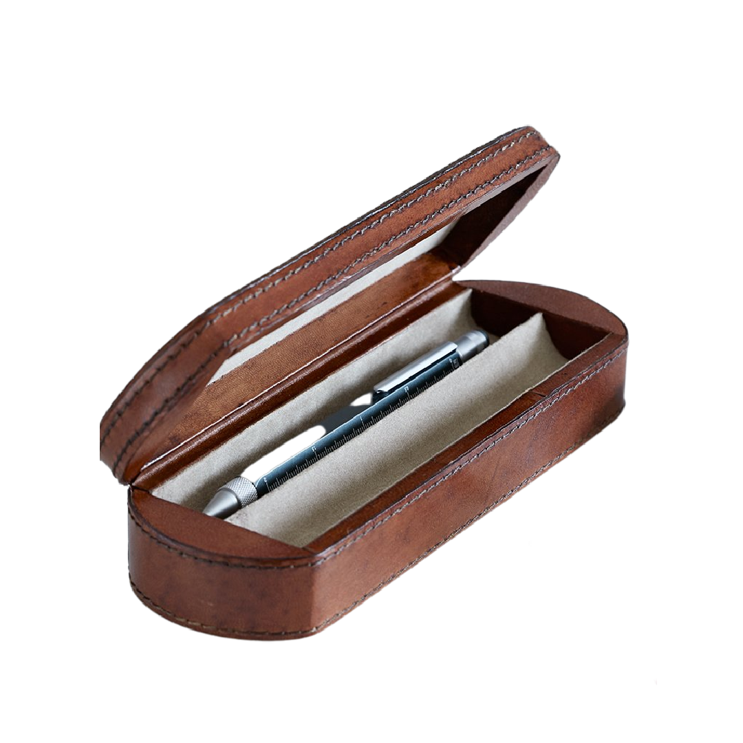 Seconds Leather Pen Box For Two